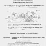 Einladung Zum Stammtisch Vorlage Großartig Herzliche Einladung Zum Englischsprachigen Stammtisch