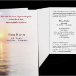 Einladung Zur Beerdigung Vorlage Hübsch Traueranzeige sonnenuntergang Klappkarte Einladung Trauerfeier