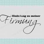 Einladung Zur Firmung Vorlage Wunderbar Firmung Einladung Vorlage Moderne Einladungskarte Mit