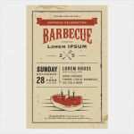 Einladung Zur Geburtstagsfeier Vorlage Erstaunlich Einladung Zur Geburtstagsfeier Grillen — Stockvektor