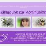 Einladung Zur Kommunion Vorlagen Cool Einladung Kommunion Konfirmation Einladungskarte
