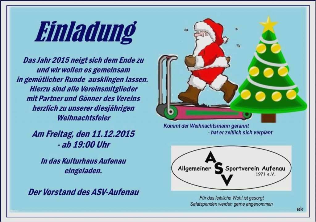Einladung Zur Weihnachtsfeier Vorlage Kostenlos Großartig Einladung Weihnachtsfeier Vorlage Text Neu Der Verein