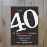 Einladungen 40 Geburtstag Vorlagen Kostenlos Zum Ausdrucken Elegant Einladungskarten Zum 40 Geburtstag Kostenlos