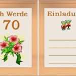 Einladungen 80 Geburtstag Vorlagen Kostenlos Downloaden Best Of Einladung Aufregend Einladung 70 Geburtstag Vorlage