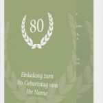 Einladungen Für 60 Geburtstag Vorlagen Schönste Einladung Zum 80 Geburtstag Vorlagen