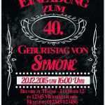 Einladungen Geburtstag 40 Vorlagen Gut Einladungskarten Geburtstag Einladungskarten Zum 40