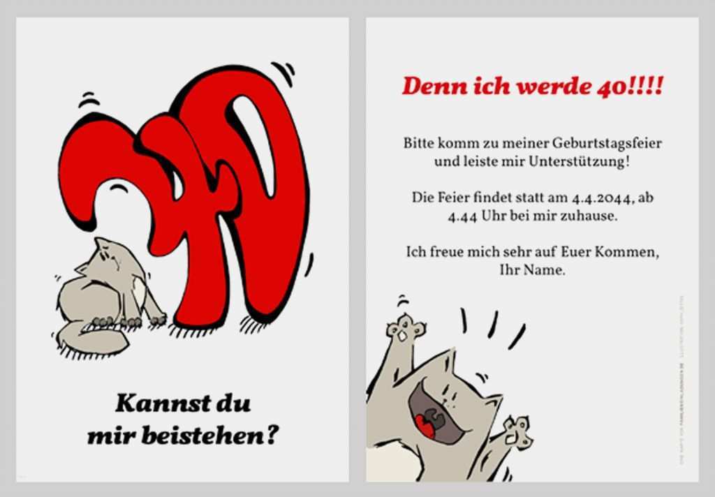 Einladungen Geburtstag 40 Vorlagen Schönste 40 Geburtstag Einladung