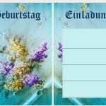 Einladungen Geburtstag Kostenlose Vorlagen 60 Schönste Einladung Geburtstag Kostenlos