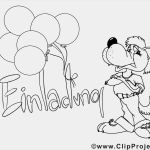 Einladungen Gratis Vorlagen Hübsch Malvorlage Einladung