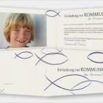 Einladungen Kommunion Vorlagen Kostenlos Erstaunlich Kommunion Einladungen