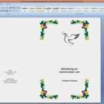 Einladungen Kommunion Vorlagen Kostenlos Neu Geburtstagseinladung Vorlage Word Einladungen Geburtstag