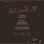 Einladungskarte 30 Geburtstag Vorlage Hübsch Einladungskarte 30 Geburtstag Brynn 1