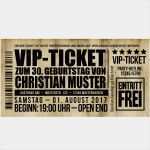 Einladungskarte 30 Geburtstag Vorlage Luxus Einladungskarten Zum 30 Geburtstag “ticket” – Meine