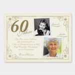 Einladungskarte 60 Geburtstag Vorlagen Erstaunlich 60 Geburtstag Einladung