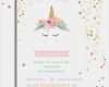 Einladungskarte Eule Vorlage Beste Einladung Einhornparty Magic