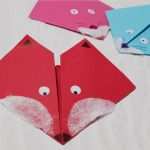 Einladungskarte Eule Vorlage Hübsch Diy origami Fuchs Selber Basteln