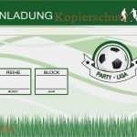 Einladungskarte Fussball Ticket Vorlage Angenehm Fußball Einladungskarten Kostenlos Einladungskarten