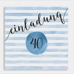 Einladungskarte Kassette Vorlage Wunderbar Einladungs Einladungskarte Geburtstag 40 Sleepwellsfo