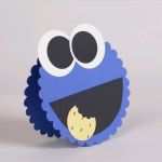 Einladungskarte Krümelmonster Vorlage Süß Kindergeburtstag Einladung Basteln