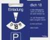 Einladungskarte Zum 50 Geburtstag Vorlagen Gut Einladung 18 Geburtstag Parkscheibe