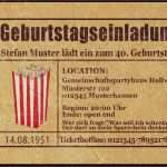 Einladungskarten 40 Geburtstag Vorlagen Kostenlos Wunderbar Geburtstag Einladungskarten