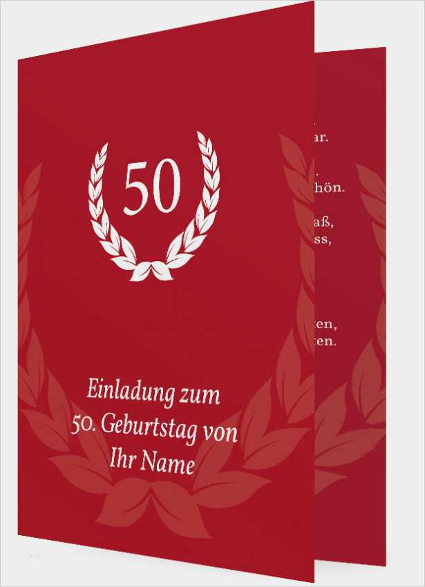 Einladungskarten 50 Geburtstag Vorlagen Word Genial Vorlage Für Einladung Zum 50 Geburtstag