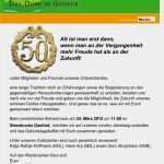 Einladungskarten 50 Geburtstag Vorlagen Word Hübsch Einladungen 50 Geburtstag Vorlagen