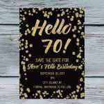 Einladungskarten 70 Geburtstag Vorlagen Gratis Cool Einladung Geburtstag 70 Vorlage Kostenlos