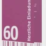 Einladungskarten 75 Geburtstag Vorlagen Hübsch 60 Geburtstag Einladung