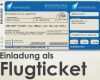 Einladungskarten Flugticket Vorlage Angenehm Einladungen 50 Geburtstag