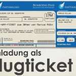 Einladungskarten Flugticket Vorlage Angenehm Einladungen 50 Geburtstag