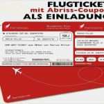 Einladungskarten Flugticket Vorlage Erstaunlich Schon Flugticket Einladung Vorlage Fur Einladungskarten