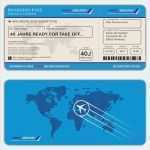 Einladungskarten Flugticket Vorlage Inspiration Einladungskarten Flugticket Geburtstag Ticket Einladung