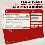 Einladungskarten Flugticket Vorlage Wunderbar Einladungen Gestalten Kostenlos Downloaden