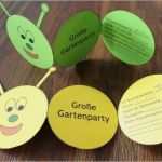 Einladungskarten Gartenparty Vorlagen Beste Lustige Einladungskarte Zur Geburtstagsparty In Raupenform