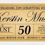 Einladungskarten Geburtstag 50 Vorlagen Großartig Einladung 50 Geburtstag Vorlage