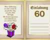 Einladungskarten Geburtstag 70 Vorlagen Einzigartig 60 Geburtstag Einladung