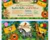 Einladungskarten Geburtstag Kinder Vorlage Süß Einladung Zum Kindergeburtstag Zoo Besuch