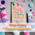 Einladungskarten Geburtstag Selber Basteln Vorlagen Hübsch Wimpel Einladungskarten