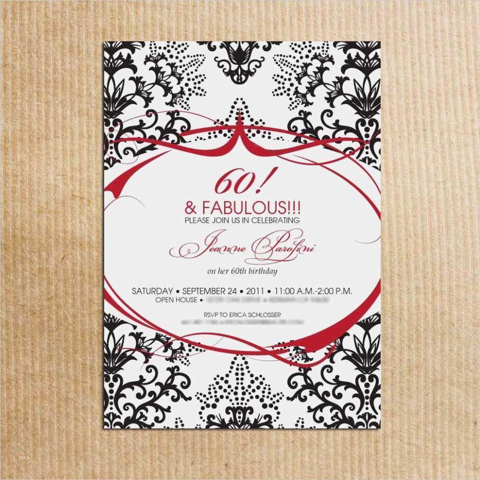 Einladungskarten Geburtstag Vorlagen Kostenlos Word Großartig Einladungskarten 60 Geburtstag Vorlagen Kostenlos