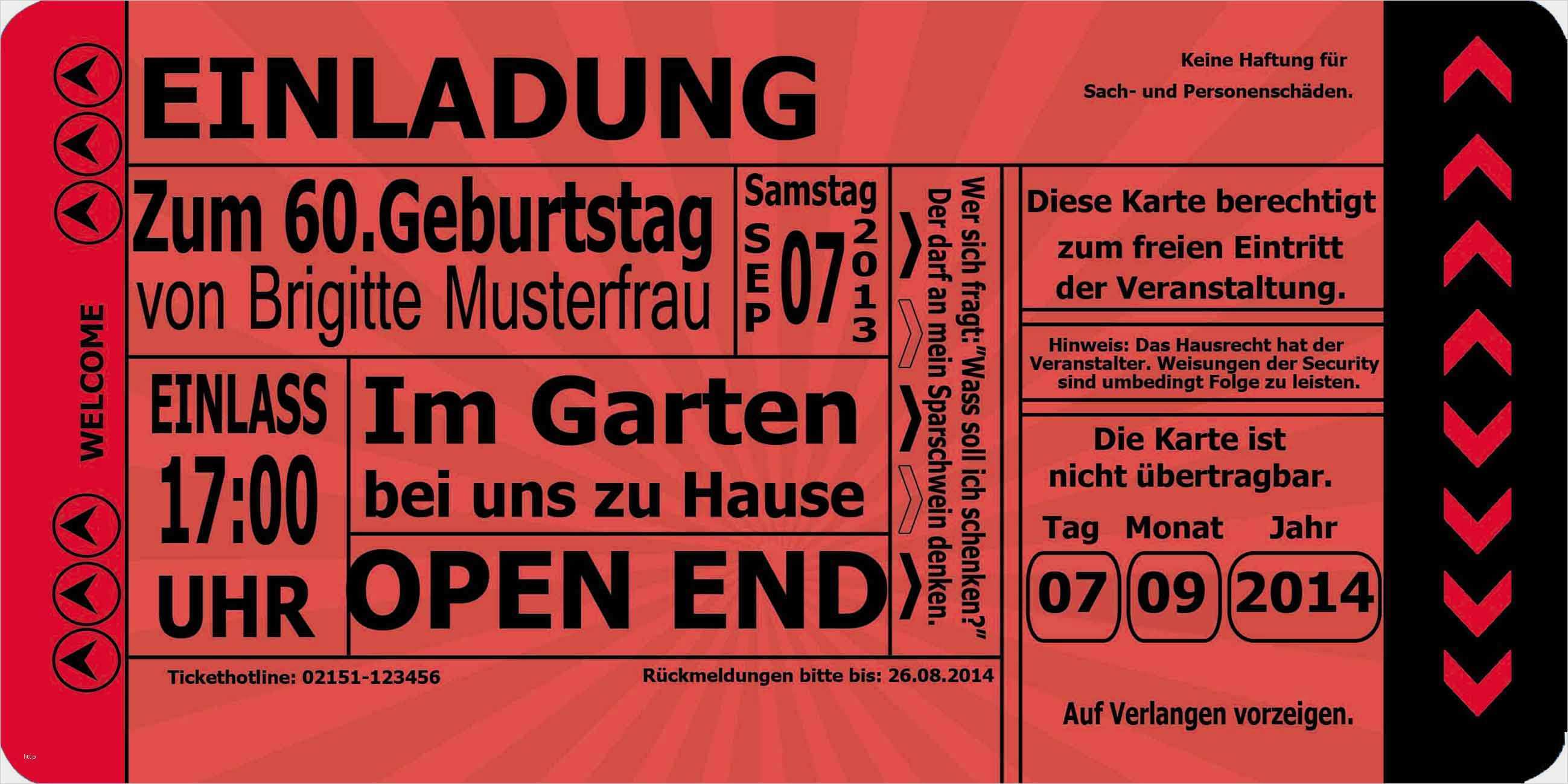 Einladungskarten Geburtstag Vorlagen Word Kostenlos Einzigartig Einladungskarten 60 Geburtstag