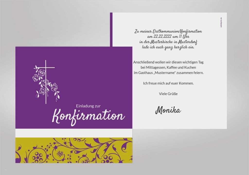 Einladungskarten Hochzeit Vorlagen Word Beste Einladungskarten Konfirmation Einladungskarten