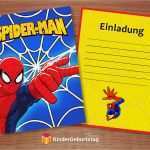Einladungskarten Kindergeburtstag Vorlagen Erstaunlich Spiderman Einladungskarten Kostenlose Vorlagen Der