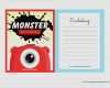Einladungskarten Monster Vorlage Cool Einladung Kindergeburtstag Monster