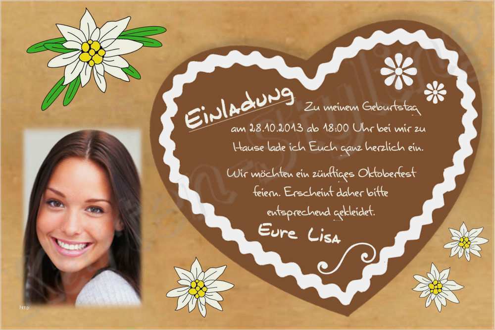 Einladungskarten Oktoberfest Vorlagen Wunderbar Einladung Oktoberfest Geburtstag Einladungskarte Motto