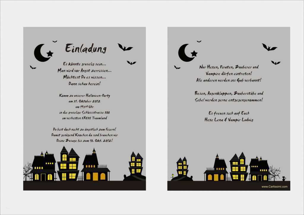 Einladungskarten Party Vorlagen Bewundernswert Halloween Einladungskarten Basteln Einladungskarten