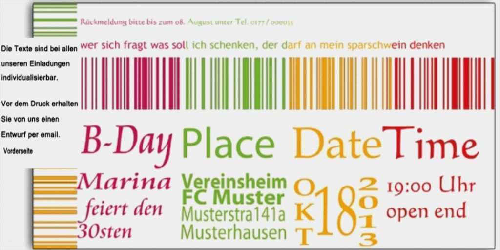 Einladungskarten Vorlagen Kostenlos Downloaden Schönste Einladungskarten Geburtstag