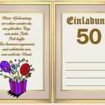 Einladungskarten Zum 90 Geburtstag Vorlagen Cool Einladung Geburtstag 50