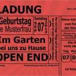 Einladungskarten Zum Geburtstag Vorlagen Genial Einladungskarten Zum 60 Geburtstag