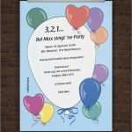 Einladungstext Silberhochzeit Vorlage Erstaunlich Einladung Geburtstagsparty Free Printables
